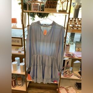 Light blue flowy sundress